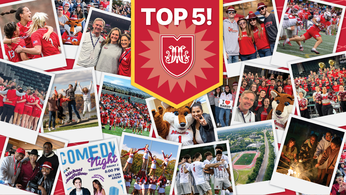 Marist community collage. Image by Matthew HoukMaley/Marist University. 