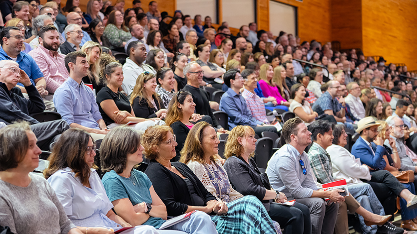 The 2025–2026 Faculty and Staff Convocation, held last week in McCann Arena. Photo by Nelson Echeverria/Marist University.