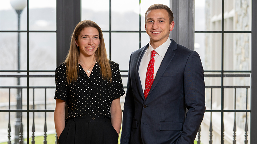 Marist Fulbright Winners, Teresa Cimino ’19 and Daniel Knoll ’19