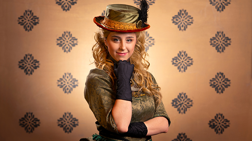 Liana Frasca as Dolly Levi in Hello, Dolly!