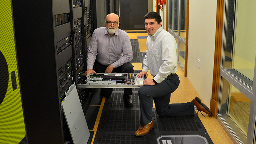 Professor Chris Algozzine and Robert Lynch