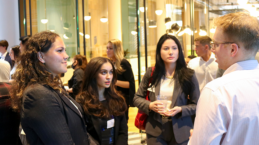 Image of Students from 2022's Road to the Workplace in NYC