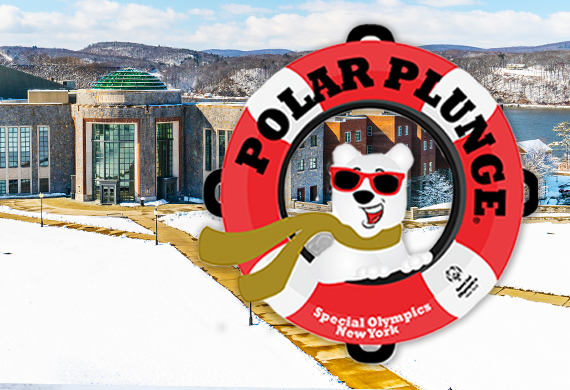 Marist University Image: Rotunda and Polar Plunge Logo. 