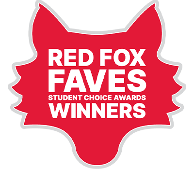 Image of Marist University's Red Fox Faves awards fox head logo.