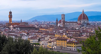 Image of Florence, Italy skyline.