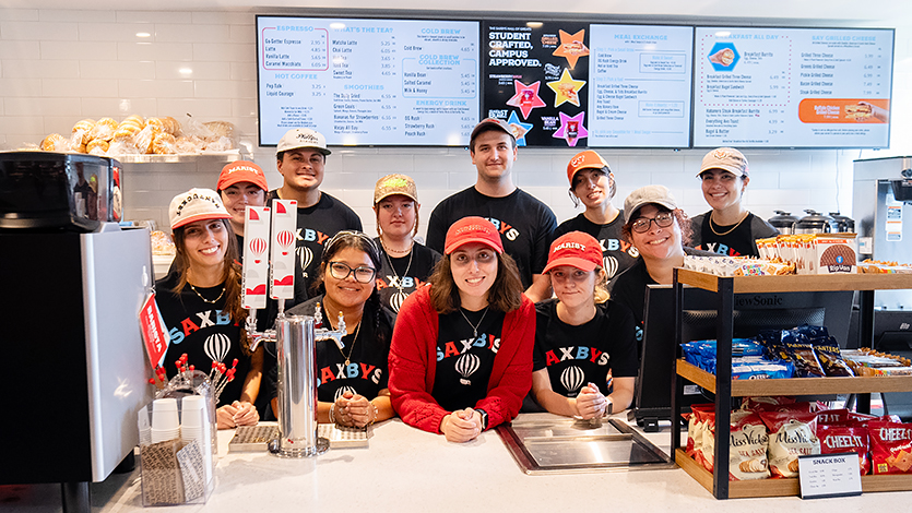 Image of the Saxbys team on launch day in 2024.