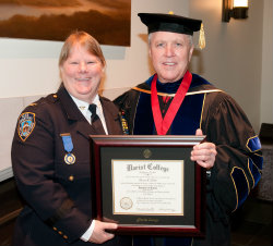 Image of Terri Tobin and President Murray