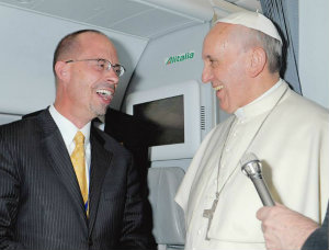 Image of John Allen and Pope Benedict XV