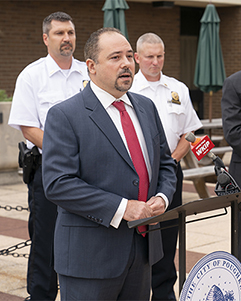 Assistant professor of criminal justice Frank Merenda