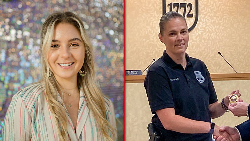 image of Julia Luff (left) and Kathleen Monahan (right)