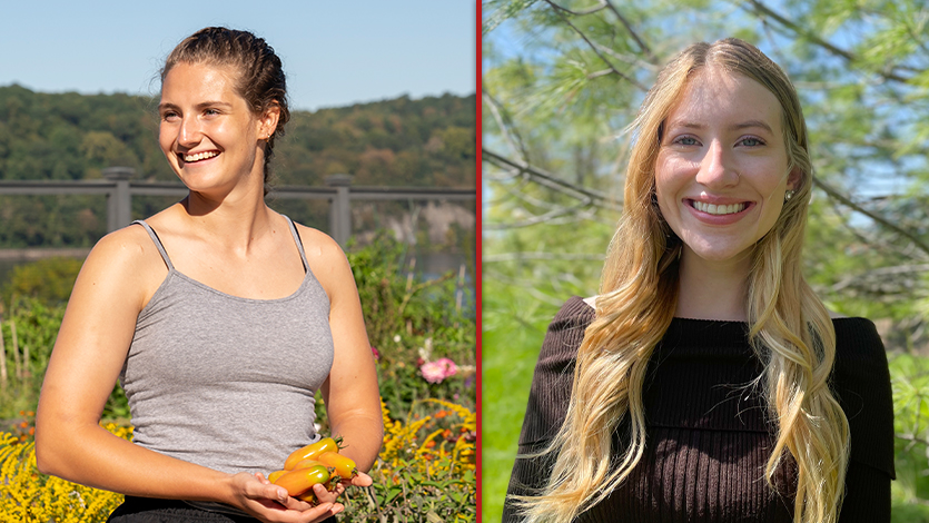image of Jessica Hawkins (left) and Dulcie Beauregard (right)