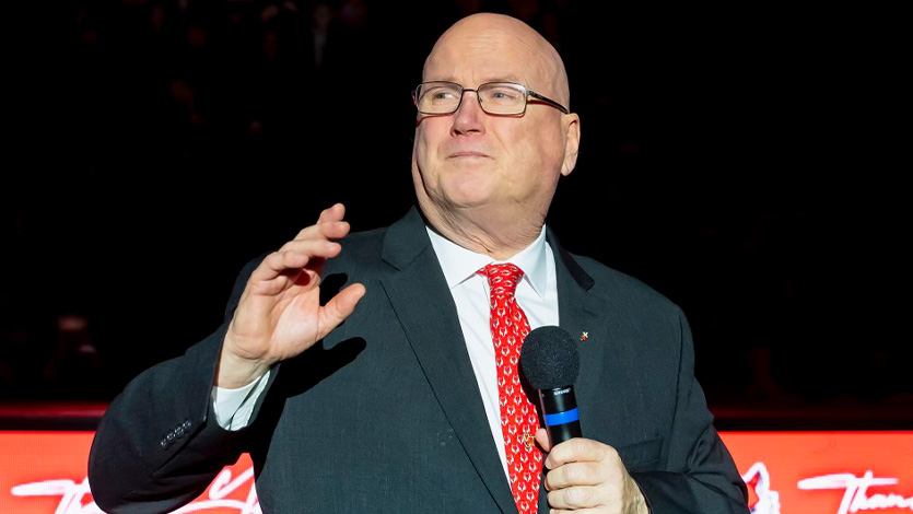 Brian Giorgis at retirement celebration.