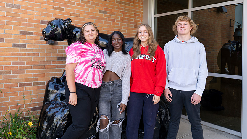 Image of students at Hoosick Falls High School.