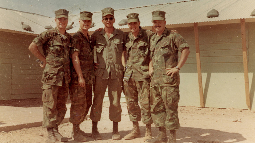 Image of Marist alumni in Quang Tri, Vietnam, September 1969.