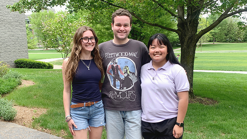 Image of Sierra, Gavin, and Leizle. 