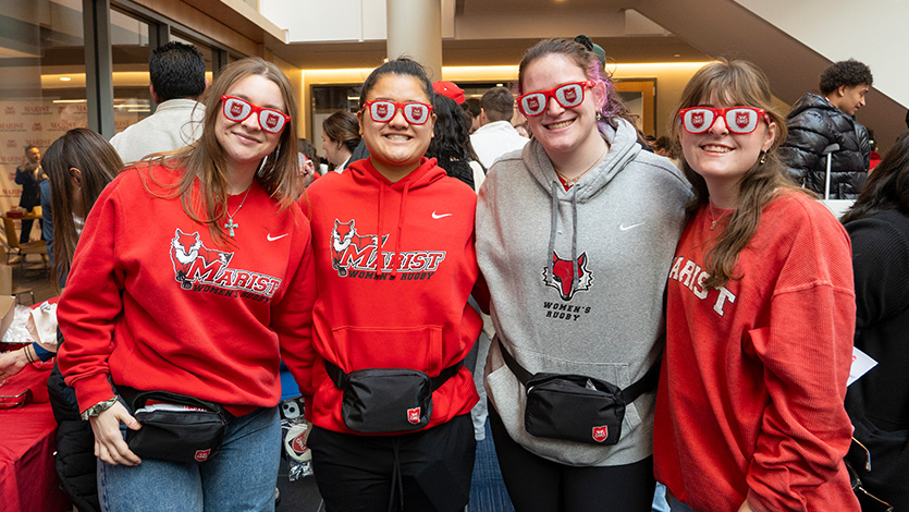Image of students on Marist University Day.