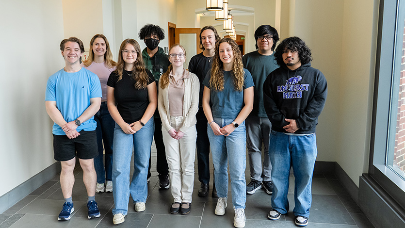 Image of the first cohort of students for the SMART REU Program.