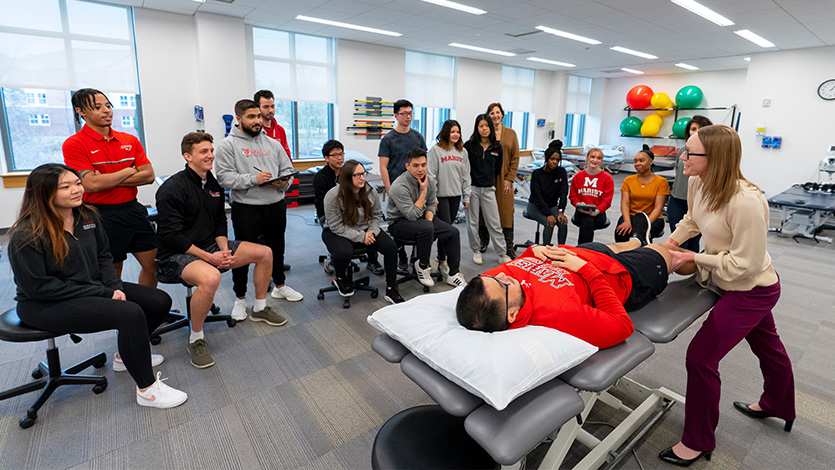 Image of The Doctor of Physical Therapy Lab at the Allied Health Building.