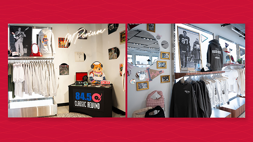 Side-by-side images of MPorium’s themes from last academic year.