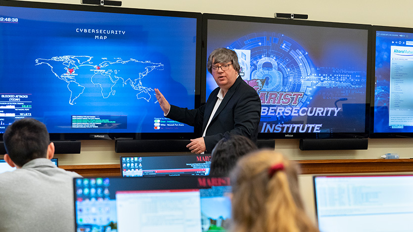 Dr. Casimer DeCusatis, Director of Cybersecurity Education at Marist. 