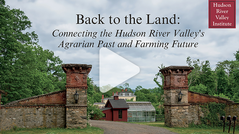 Image of Handel-Krom Lecture poster with "play" icon.