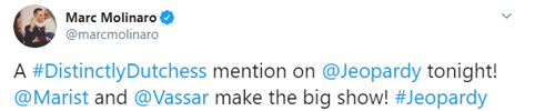Jeopardy tweet