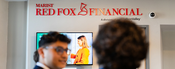 Marist University image: Opening day of Red Fox Financial.
