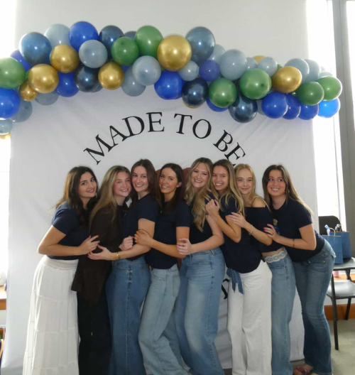 Image of Marist University's Alpha Sigma Tau sorority. 
