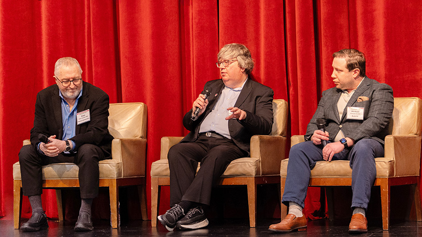 Image of the “Agentic AI: Putting AI to Work for You” panel at Marist University.