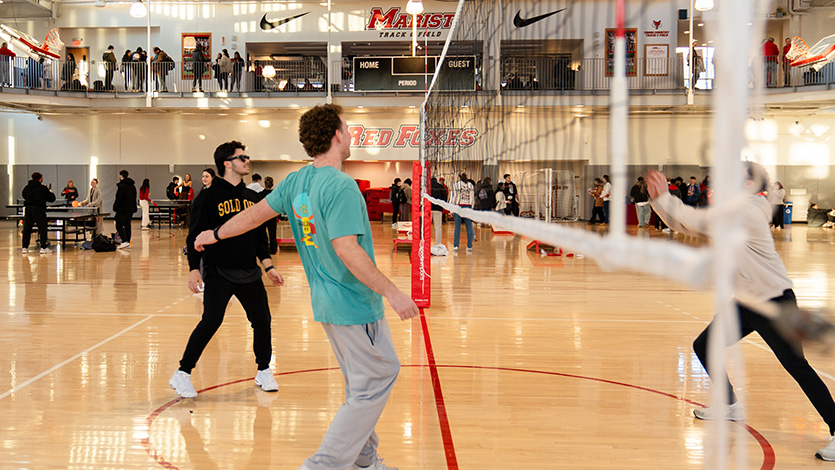 Marist University Image: Last year’s block party on the day Marist became a university, Jan. 29, 2025. 