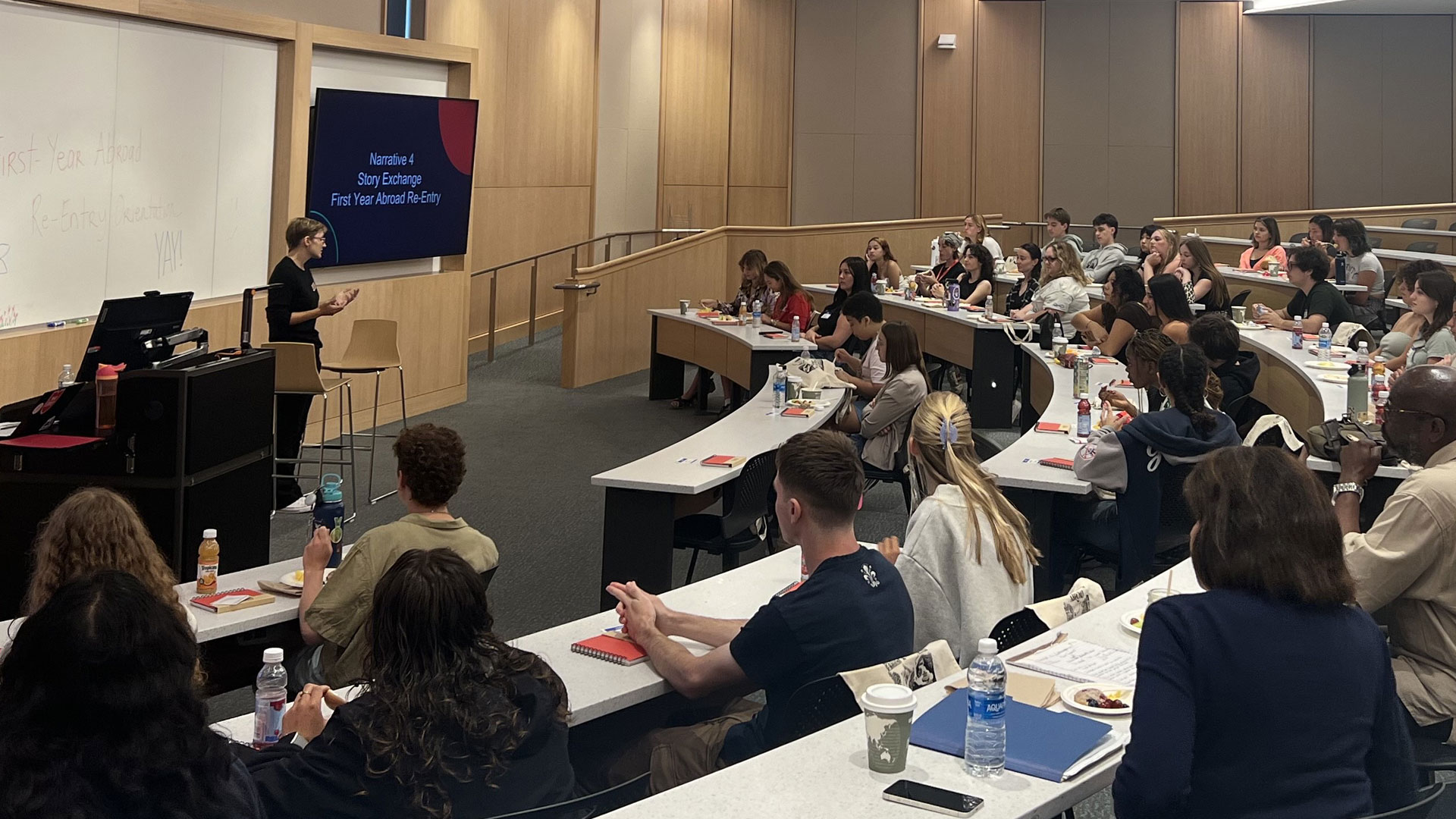 Image of Marist University students at Narrative 4 training.