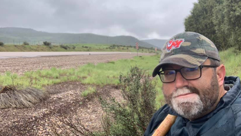 Associate Professor Tommy Zurhellen on the road