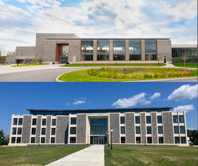 Images of the Dyson Center and McCann Center at Marist College